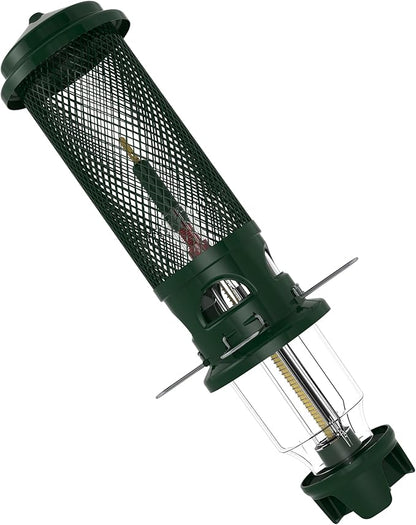 Squirrel Buster Legacy Squirrel-Proof Bird Feeder for Wild Birds – 4 Metal Removable Perches, 2.6 lb Seed Capacity, Chew-Proof Design, Easy to Clean, Green | 2.6 Lb Capacity, 4 Metal Perches and Ports, Weight-Adjustable Squirrel-Proof Shroud, Chew-Proo...