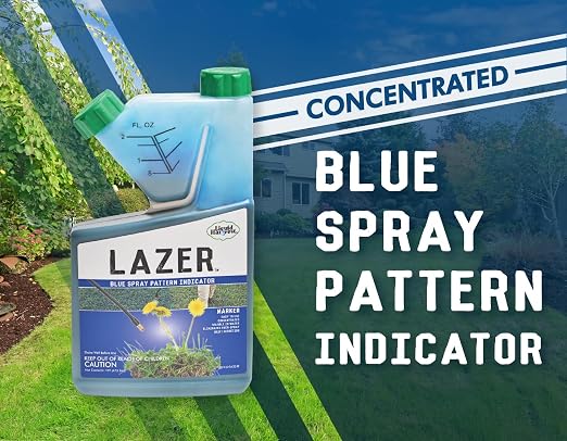 Liquid Harvest Lazer Blue Concentrated Spray Pattern Indicator - 16 Ounces