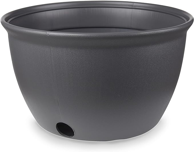 Mighty Tuff Decorative Garden Hose Storage Pot, Durable Holder, Stylish Hose Storage for 100 Foot Standard Hose or 300 Foot Retractable Hose