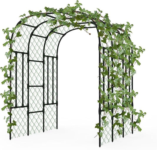 Trellis for Climbing Plants Outdoor - Size of the Grape Vine Trellis: 71 * 69 * 79 inch - Cucumber Trellis for Raised Bed, Garden Trellis for Climbing Plants, Cucumber, Vegetable, Tomato