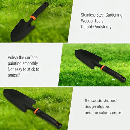 Garden Shovel, Garden Hand Trowel, Heavy Duty Hand Shovel with Ergonomic Handle, Small Gardening Tools for Digging, Gardening Spade Trowel Tools