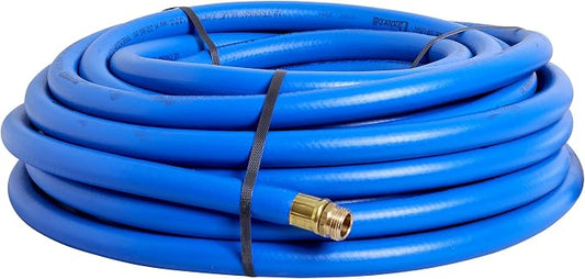 Underhill UltraMax Commercial Garden Water Hose 75 ft, Lightweight, Flexible, Anti-Kink, All Weather, 1200 psi, H75-075B, ¾ Inch x 75 ft, Blue