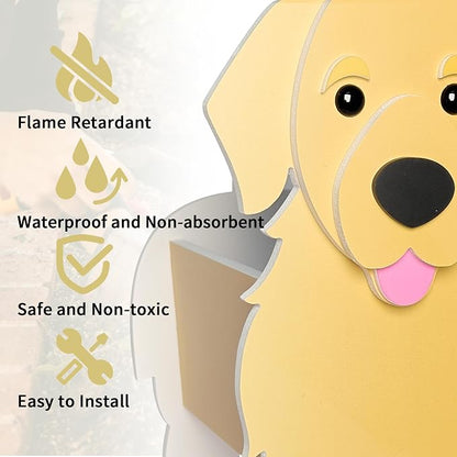 Golden Retriever Dog Planter, Cute Animal Shape Flower Planters, Plant Pots for Indoor/Outdoor Garden Decor, Unique Gifts/Souvenirs for Pet Lovers