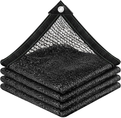 vensovo 30% Sunblock Shade Cloth Net Black Resistant - 10x25 Ft Garden Shade Mesh for Plant Cover, Greenhouse, Chicken Coop, Kennels, Tomatoes Plants