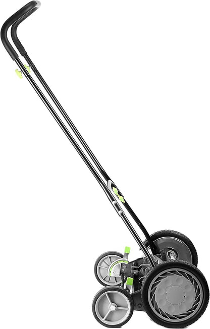 Earthwise 2001-20EW 20-Inch 5-Blade Push Reel Lawn Mower, Grey