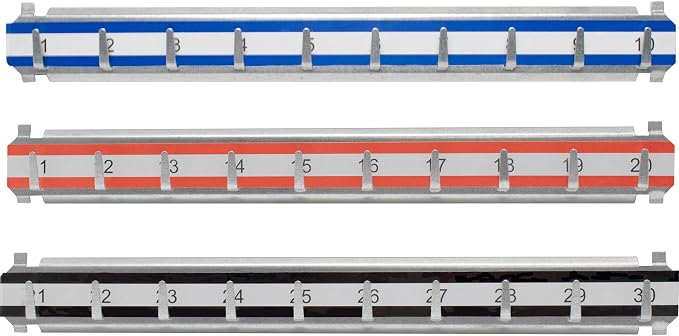 BARSKA AF13682 Labeled Key Shelves w/ 1-100 Numbered Hooks for Key Cabinets
