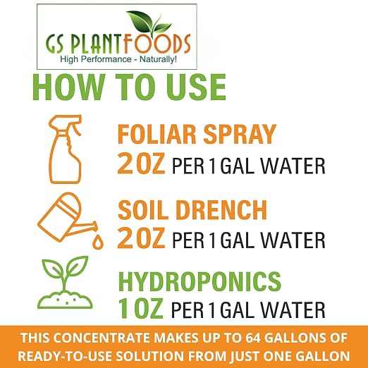 GS Plant Foods Root Ruckus Compost Fertilizer Organic Plant Food - Turbo Charged Compost for Plants - Humic Acid & Sea Kelp Nutritional Root Supplement for Lawns, Soil, Shrubs & Vegetables - 32 Oz