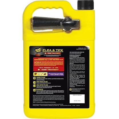 Black Flag Flea & Tick Killer Home Treatment & Growth Regulator,Ready-To-Use Spray, 1-Gallon, 4-Pack