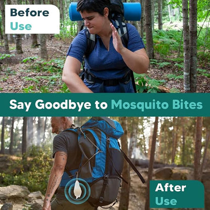 AJOQFKTD Mosquito Repellent Outdoor Patio, Mosquito Repellent Balls, Mosquito Repellent for Room, Mosquito Repellent Indoor, Mosquito Deterrent for Yard, Covers 120 Sq Ft, 60 Days Protection, 12 Packs