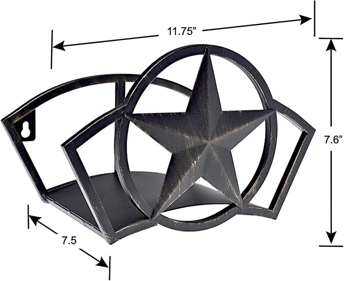 Liberty Garden 234 Liberty Star Mount Hose Butler, Holds 125-Feet of, 5/8-Inch, Black