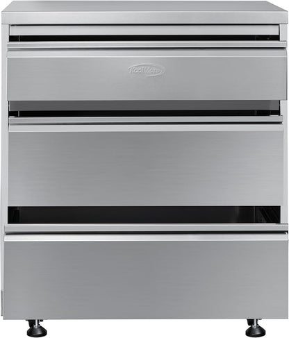 KoolMore 32 in. Stainless-Steel Outdoor Kitchen Cabinet with Three Drawers (KM-OKS-CAB3)