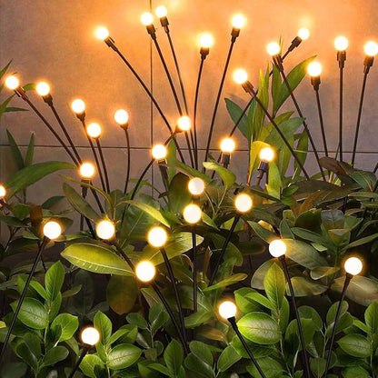 NBQQ Solar Garden Lights Outdoor, 2 Pack Swaying Light Waterproof | Solar Lights Outdoor for Yard Pathway Patio, Swaying Lawn Decor as Gardening Gifts for Women Holiday