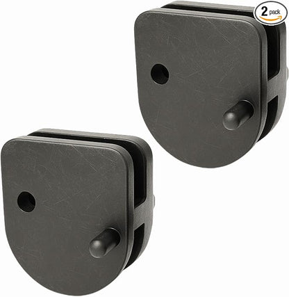 Metal Shed Replacement Door Slides (2-Pack) - Compatible with Yardmaster, Outsunny & More - Glides for Outdoor Storage, Garden Shed Door Repair Hardware