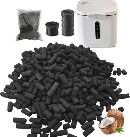 Odor Absorbing Carbon Refills for Fylecen Kitchen Smart Compost Bin | Replacement Activated Charcoal Filters Compatible with Fylecen Electric Kitchen Compost Filter, Kitchen Odor Absorbing Pack
