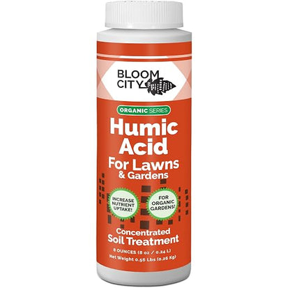 Bloom City Humic Acid – Liquid Soil Conditioner for Stronger Root Growth, Better Nutrient Uptake & Greener Grass