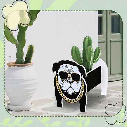 Shar Pei Planter, Cute Dog Shape Flower Planters, Plant Pots for Indoor/Outdoor Garden Decor, Unique Gifts/Souvenirs for Pet Lovers