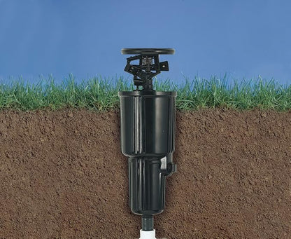 Orbit 55200 Pulse Pop-Up Impact Sprinkler Head, Black (Pack of 2)