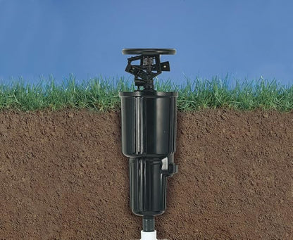Orbit 55200 Pulse Pop-Up Impact Sprinkler Head, Black