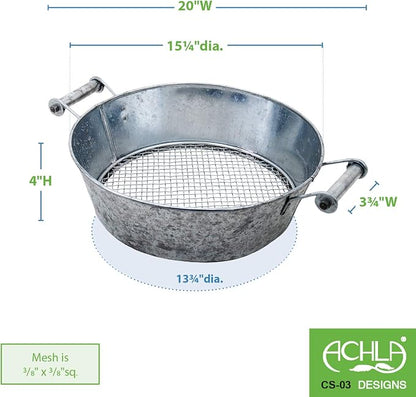 Achla Designs Compost Sifter Screen with Handles