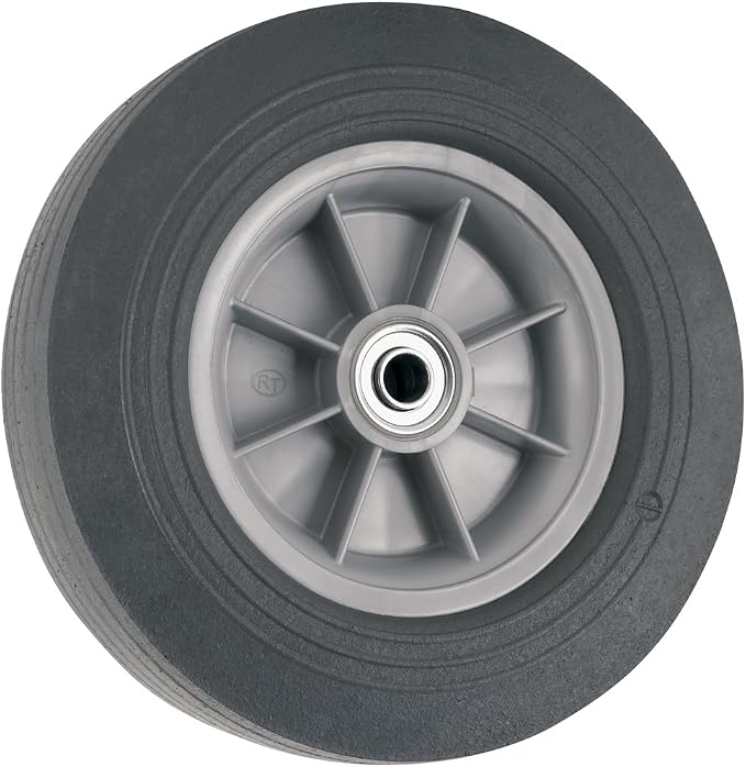 Flat Proof Replacement Wheel - 10-Inch - 300 lb. Load Capacity - For use on Wagons, Carts, & Many Other Products