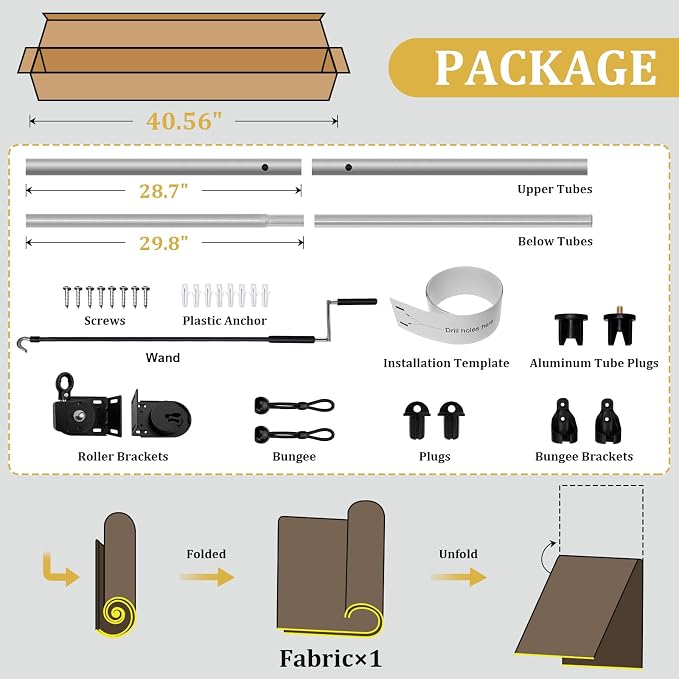 Shade&Beyond Outdoor Roller Shades with Splicing Design, 5' W x 8' H Cordless Patio Roll Up Blinds, Exterior Shade Cloth Roll for Porch, Gazebo, Pergola, Balcony, Gray