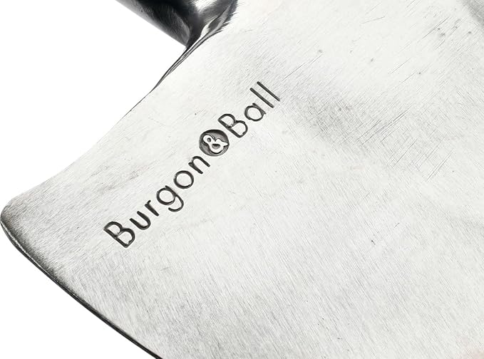 Burgon & Ball Mid-Handled Stainless Steel Trowel, Wood Grip