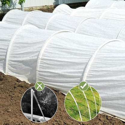 Garden Hoops 36pcs (M Size), Sunwuk Greenhouse Hoops for 2.5-5.5ft Wide Raised Bed, 6 Sets of 8.5ft Long Super Bendable Fiberglass Support Hoops Frame, Mini Greenhouse Strip for Row Cover
