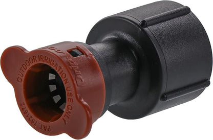 Orbit 67790 1" MPT 4-in-1 Drip Sprinkler Valve, Filter, Pressure Regulator, and Drip Irrigation Drip Tubing Adapter