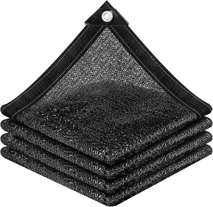 50% Sunblock Shade Cloth Net Black Resistant - 10x20 Ft Garden Shade Mesh for Plant Cover, Greenhouse, Chicken Coop, Kennels, Tomatoes Plants