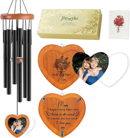 Gifts for Mom from Daughter Son,Mom Wind Chimes, Best Mom Ever Gift for Mama Mother in Law，32"