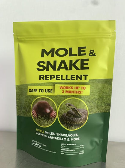Mole & Snake Repellent Outdoor, Mole Repellent for Lawns, Snake Deterrent for Yard, Gopher Repellent, Vole Repellent Outdoor, Pet Safe Snake Repellent for Yard Powerful,Covers 120 sq ft of Space - 7P