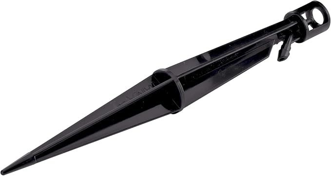 Raindrip 382005B Heavy-Duty Support Stake for, Pack of 4, Black
