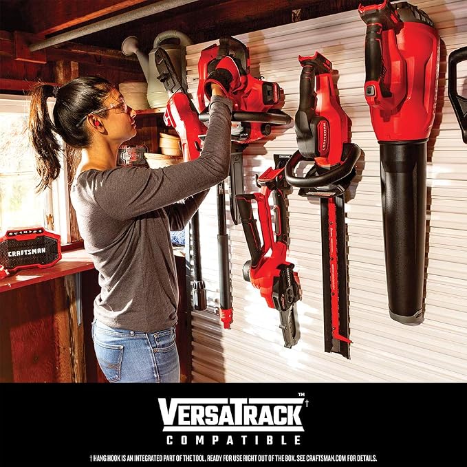 CRAFTSMAN Corded Leaf Blower, Powerful Lightweight Handheld Axial Electric Blower, 9 Amp (CMEBL710)