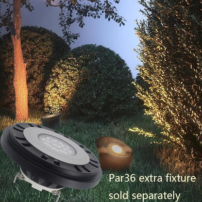 PAR36 LED Bulb Low Voltage Landscape Lighting Garden Spotlights | Yard Illumination Trees Uplight Outdoor Well Lights Soft Warm White 2700K,9-17V Waterproof 15W
