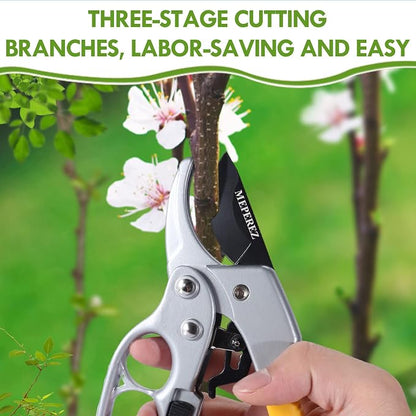 Premium pruning shears for gardening, Work 3 times easier, Pruners heady duty, Sharp garden clippers cuting florist flower, hedge, herb, rose, Indoor live plants, Arthritis weak hand snips
