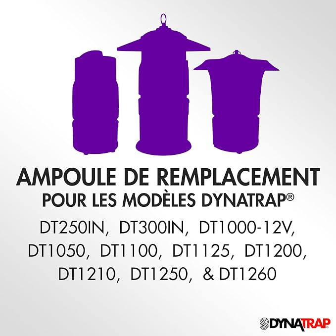 DynaTrap UV Replacement Bulb | For Mosquito Traps | Compatible with Multiple Models | Pack of 2