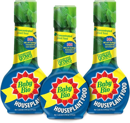 Baby Bio Houseplant Food Concentrate - (3 Pack) 5.9 fl oz Bottle