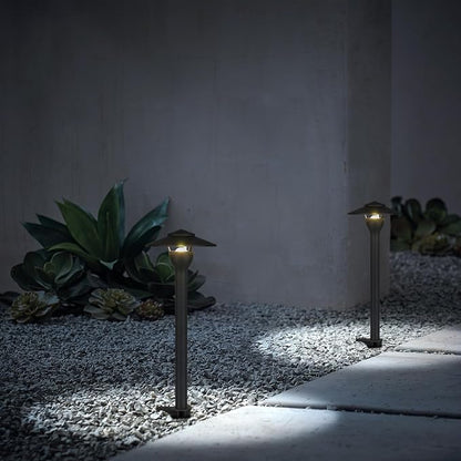 Low Voltage Pathway Lights LED Landscape Lights, 4.5W 12V AC/DC, 3000K Warm White, Cast-Aluminum, IP65 Waterproof, ETL Listed, for Yard, Walkway, Garden, 6 Pack