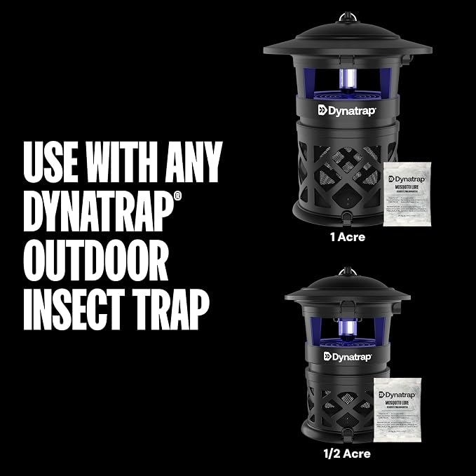 DynaTrap 100611 Atrakta Mosquito Lure Sachet for Any DynaTrap Insect Trap, Lasts 60 Days, Mosquito Trap Attractant | Targets Mosquitoes, Compatible with all DynaTrap Insect Traps, 100611
