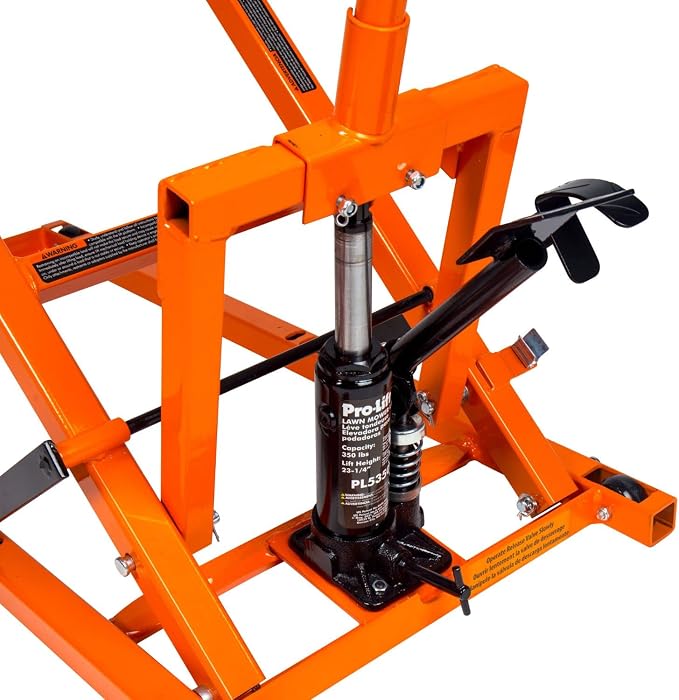 Pro-Lift Lawn Mower Lift Jack - 350 Lbs Capacity for Tractors and Zero Turn Lawn Mowers
