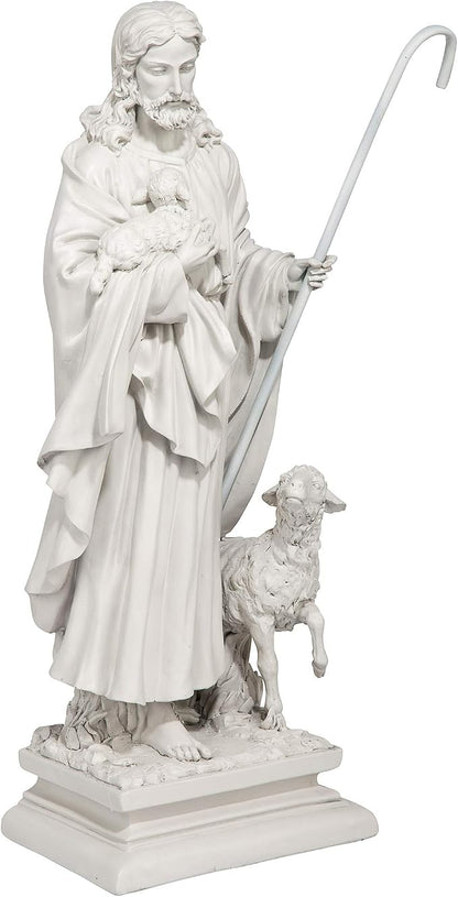 Design Toscano Jesus, The Good Shepherd Garden Statue: Large
