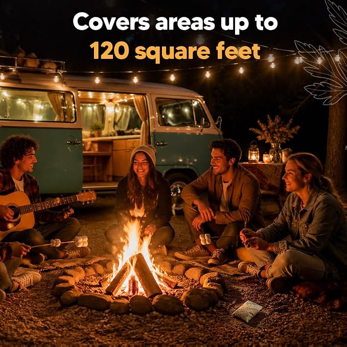 Mosquito Repellent Outdoor Patio, Mosquitoes Repellent Indoor, Keep Mosquito Away, Covers 120 sq ft of Space,Safe for People and Pets, Perfect for Patio,Bedroom,Garden,Camping-12P