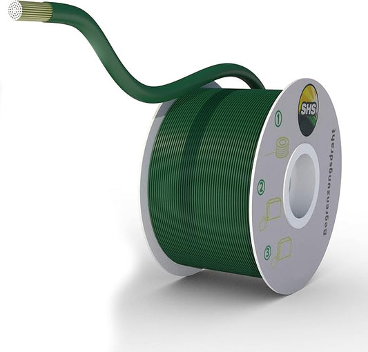 RASENFREUND 5 m Boundary Cable for Robotic lawnmowers, Lawn mowers, Accessory Set, Boundary Wire for Search Cables, Compatible with Gardena/Bosch/Husqvarna/Worx/Honda/Robomow/iMow, Diameter 2.7 mm