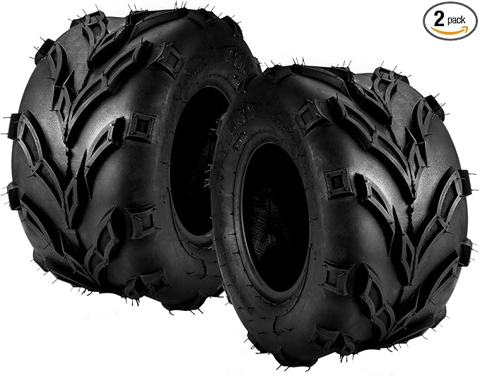 PHILTOP 16x8-7 ATV UTV Tires, 4-Ply Super Mud 16x8-7 ATV All-Terrain Tire for Riding Mowers, Golf Carts, Off-Road,2 Pcs,Tubeless (Z-120)