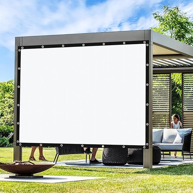 Artpuch Outdoor Pergola Shade Cover 5' X 7' Sun Shade Cloth with Grommets, 90% UV Protection Canopy Patio Privacy Screen (Customized Available) GN107, White