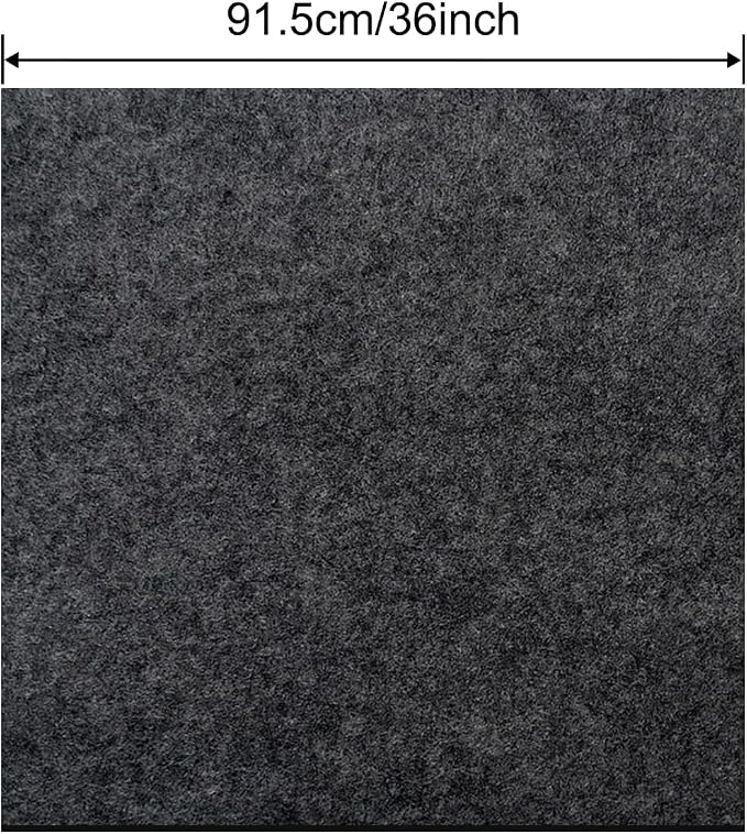 3 x 3 FT Outdoor Storage Shed Mat, 3mm Thickened Waterproof Shed Base Flooring Pad, Outdoor Carport Mat, Dustproof Patio Furniture Floor Scratch Prevention