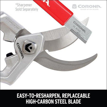 Corona Tools XSeries Pro Bypass Pruner – 1-inch Cut Capacity Heavy-Duty Garden Pruning Shears for Tree, Shrub & Branch Trimming, Professional Landscaping Hand Pruner