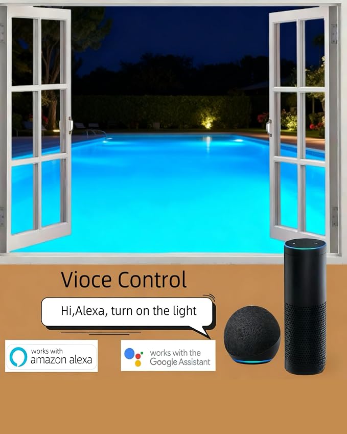 WiFi Pool Pump Timer,NEMA L5-20R Plug-in Timer with Dual Outlets