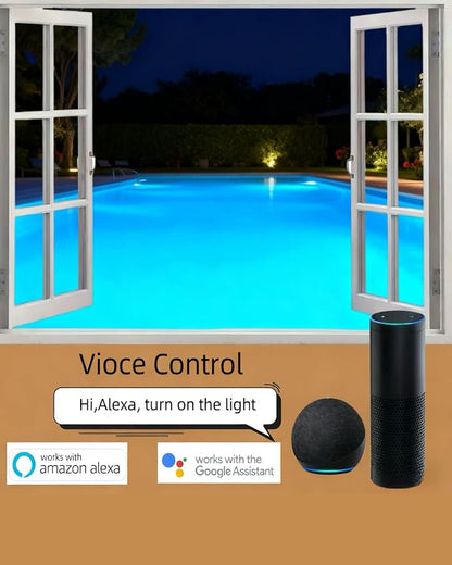 WiFi Pool Pump Timer,NEMA L5-20R Plug-in Timer with Dual Outlets