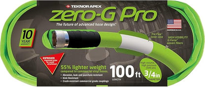 Teknor Apex zero-G NeverKink Durable Kink Free Garden Hoses (zero-G Pro, 3/4" x 100')